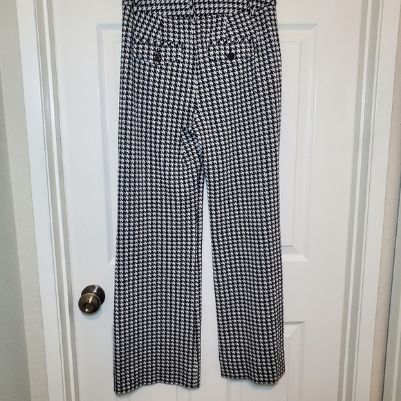 Cabi Sz 4 Black White Houndstooth Trouser - Picture 5 of 10